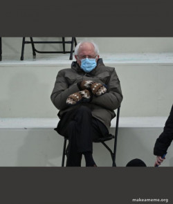 Bernie Sanders at the Inauguration