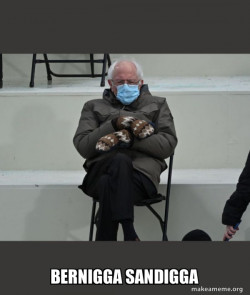 Bernie Sanders at the Inauguration