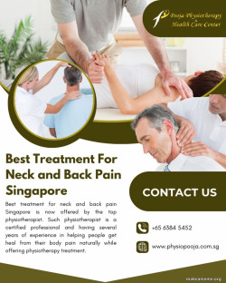 Best Treatment For Neck and Back Pain Singapore