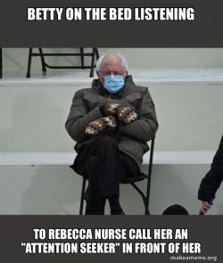 Betty in coma