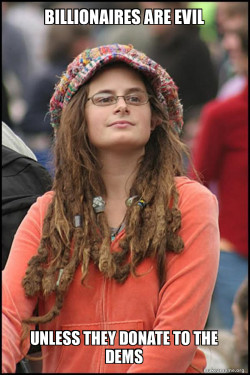 Female College Liberal - Bad Argument Hippie