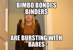 Scumbag Pam Bondi