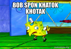 Mocking SpongeBob