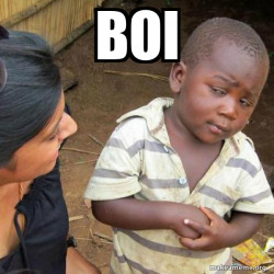 Skeptical Third World Kid