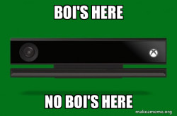 The boi's here not there.