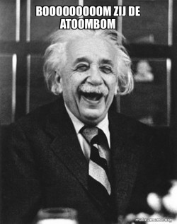 Laughing Albert Einstein