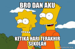 Bart and Lisa Chat