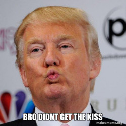 Donald Trump Kissing