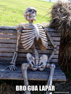 Waiting Skeleton
