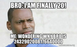 Confused Black Man