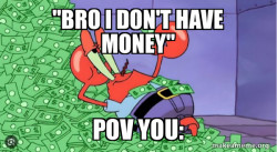 Mr Krabs Money