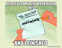 To Do List - Nothing