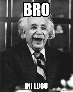 Laughing Albert Einstein