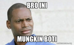 Confused Black Man