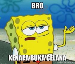 Tough SpongeBob