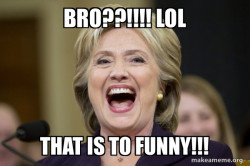 Hillary Clinton Laughs