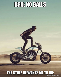 Keanu Reeves Stunt Bike
