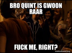 Fuck me right. Alternative Seth from Superbad meme
