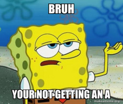 Tough SpongeBob