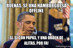 Obama Ordering a Pizza (on the phone)