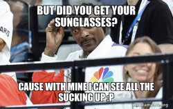 Snoop Dogg Sunglasses at Olympics