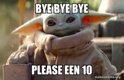 Baby Yoda looking at you