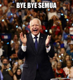 Happy Tim Walz