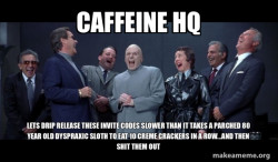 Dr Evil and Henchmen laughing - and then they said
