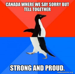 Socially Awesome Awkward Penguin