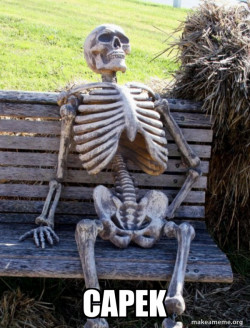 Waiting Skeleton