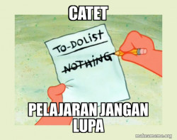 To Do List - Nothing