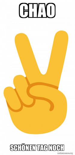Peace Sign Emoji