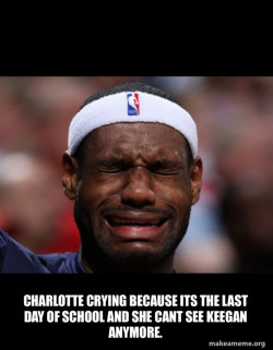 Lebron Crying