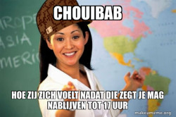 Scumbag Teacher
