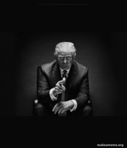 Trump Sitting In Chair - I Am In Their Way