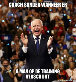 Happy Tim Walz
