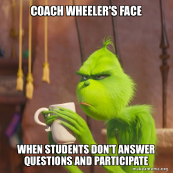 Coach Wheeler Grinch