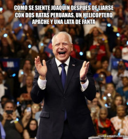 Happy Tim Walz