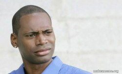 Confused Black Man