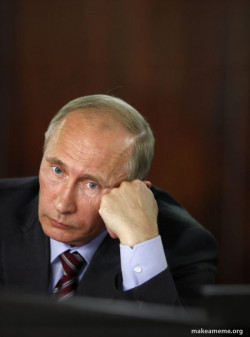 Contemplative Putin