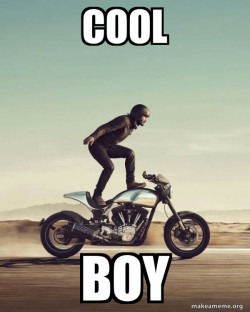 Keanu Reeves Stunt Bike