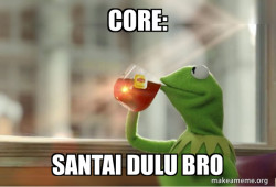 Kermit Drinking Tea