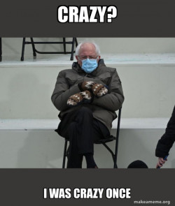 Bernie Sanders at the Inauguration