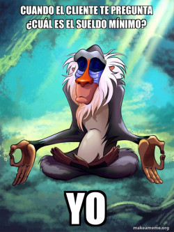 Rafiki Meditating - Lion King