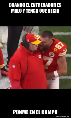 Travis Kelce and Coach