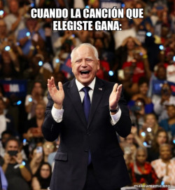 Happy Tim Walz