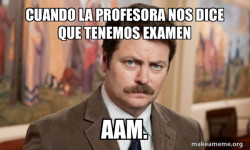 Ron Swanson : I am a Simple Man