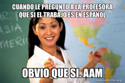 Unhelpful High School Teacher