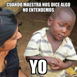 Skeptical Third World Kid