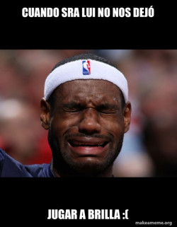 Lebron Crying